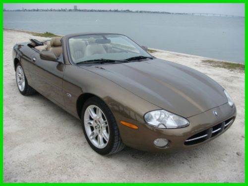 2001 jaguar xk8 conv 64k miles metalic bronze stunning florida car