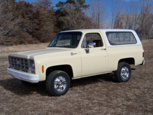1978 chevy blazer k5,4x4,4 speed,original,stock,clean,removeable top