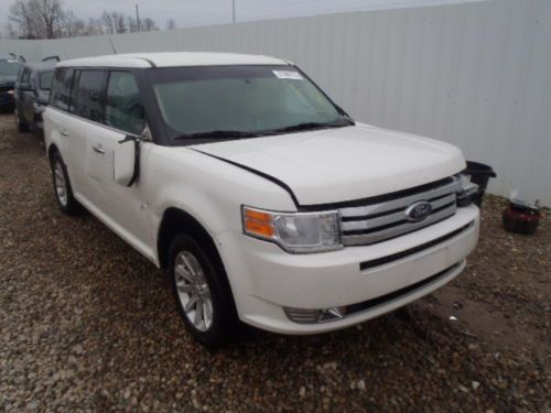 2009 ford flex suv 3rd row seating automatic leather rebuilder parts used white