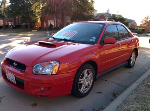 2004 subaru impreza wrx sedan 4-door 2.0l - automatic