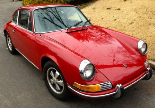 1969 red porsche 912 rebuilt engine