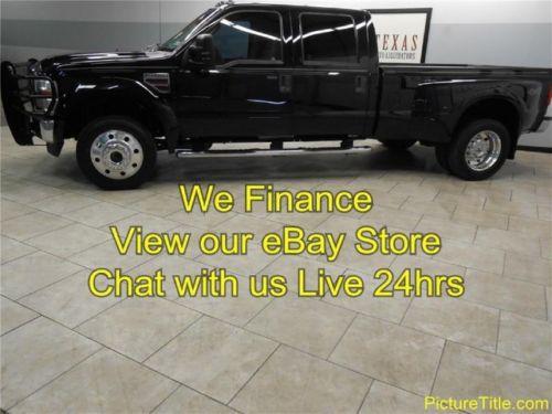 08 f450 lariat 4x4 4wd leather dually 19.5 alloy wheels we finance texas