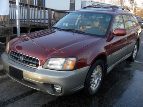 2003 subaru legacy outback h6-3.0 l.l. bean edition wagon,h6 awd, excellent cond