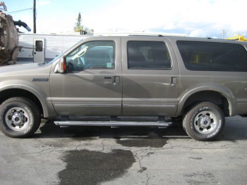 2005 ford excursion 4x4 diesel  / like new condition / very low miles / leather