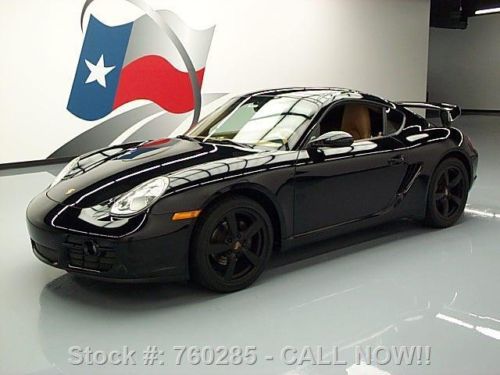 2008 porsche cayman 6-speed htd leather spoiler 34k mi texas direct auto