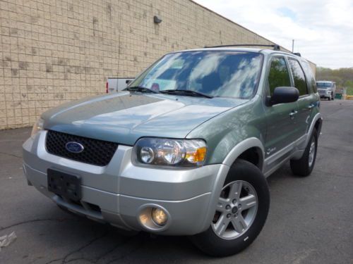 Ford escape hybrid 4wd navigation gas saver clean free autocheck no reserve