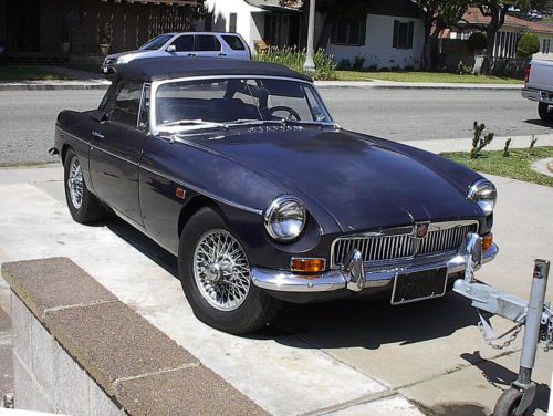 Margaret, the 1969 mgb roadster convertible