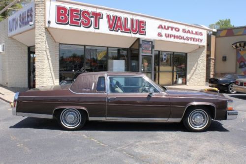 1985 cadillac fleetwood brougham 2dr coupe! super clean like new must c wow!!!!!