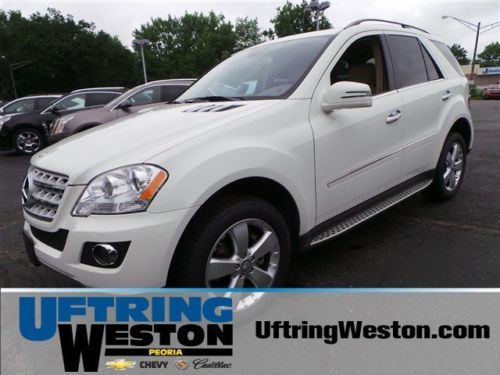 Ml350 suv 3.5l awd aluminum wheels  navigation heated leather sunroof one owner