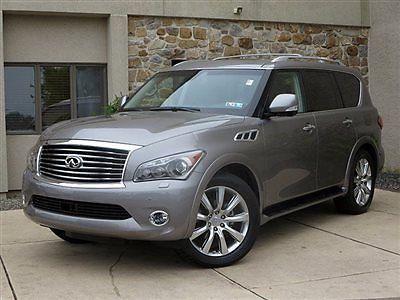 2012 infiniti qx56 awd navigation, rear dvd ent. technology, deluxe touring