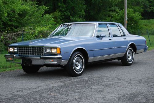 1984 chevrolet caprice classic *one owner *only 33k original miles *clean carfax
