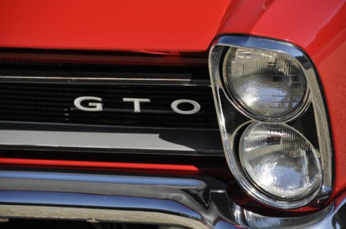 1965 pontiac gto | frame off restoration | vermilion red/ white leather interior