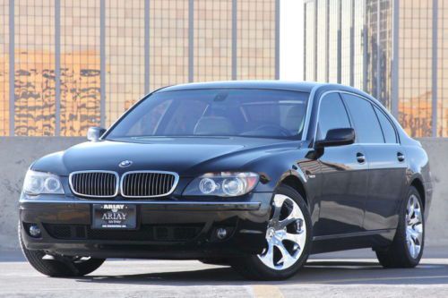 2006 bmw 750li- v8- black- bmw 7 series