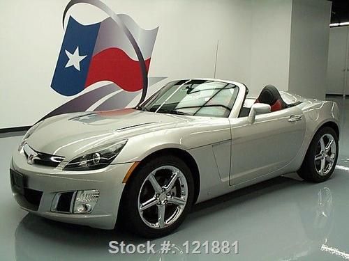 2007 saturn sky red line roadster 5 speed leather 18k! texas direct auto