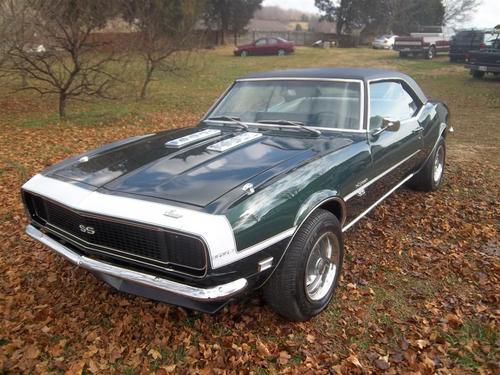 Find Used 1968 Camaro Ss Rs Special Ordered Car Loaded With Rare Options British Green In Rutledge Tennessee United States