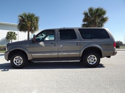 05 ford excursion  limited 4x4 turbo diesel quad seats entertaiment new tires