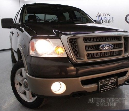 We finance 2006 ford f-150 supercrew king ranch 4wd 6cd lthr pwrsts mroof towpkg