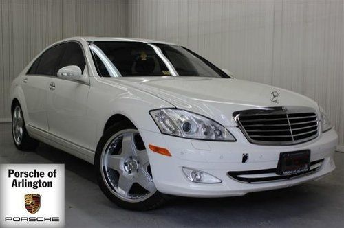 2007 mercedes-benz s550 navigation xenon lights white cleanmoon roof