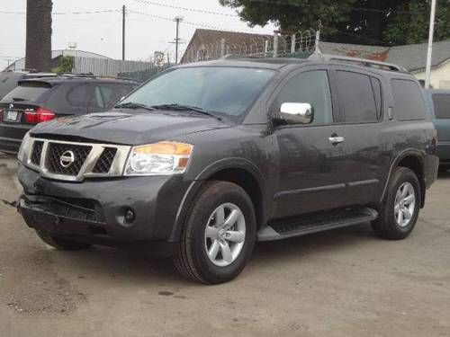 2010 nissan armada se damaged salvage only 26k miles priced to sell wot last!!