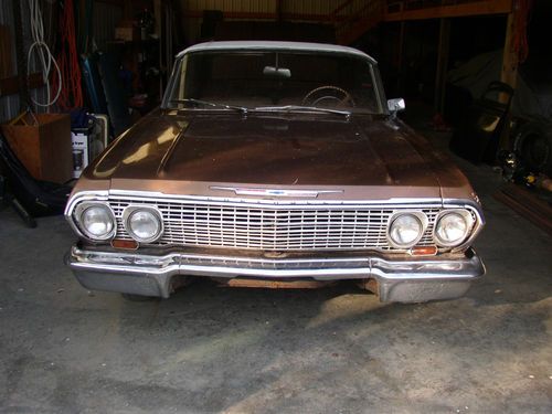 63 chevy impala 283 4 speed was 409 car no reserve