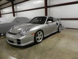 2002 porsche 911 gt2 turbo 6-speed manual leather low miles silver * call now