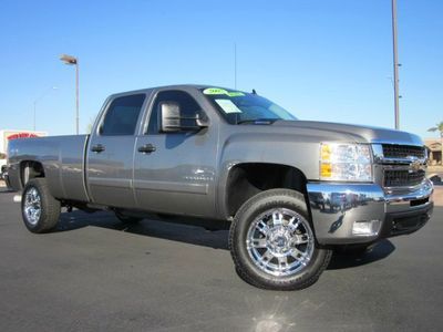 2008 chevrolet silverado long bed duramax diesel crew cab lt 4x4 truck low miles