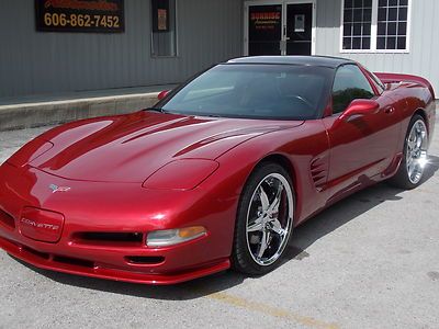 2002 chevrolet corvette tiger shark custom low miles pristine condition !!!