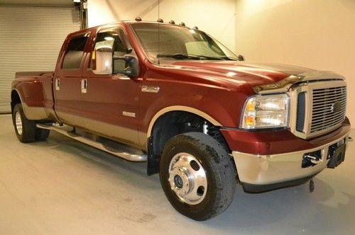 Ford f-350 lariat 4x4 v8 6.0l powerstroke diesel crew cab heated leather keyless