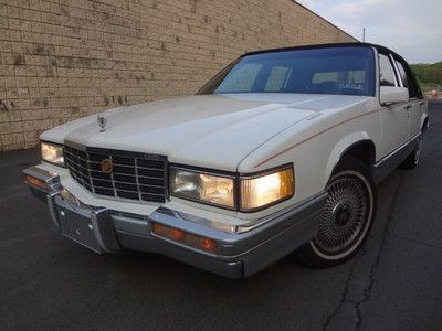 Cadillac deville carriage top 83k low miles power seat leather no reserve