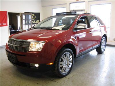2008 lincoln mkx limited awd 2toned heated/cooled lthr nav pano thx wood $19995