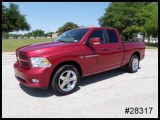 V8 red 4wd dodge crew cab short bed pickup truck 4x4 leather seats - we finance!