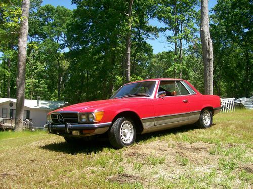 Beautifull 1973 mercedes benz 450 slc, low miles-must see! no reserve!