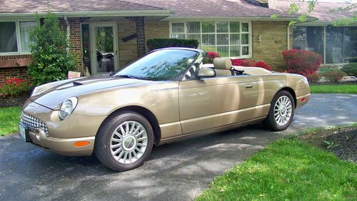 2005 ford thunderbird 50th anniversary covertible &amp; hardtop 3.9l v8 5 speed