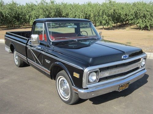 1970 chevrolet c10 truck original ca survivor a/c 350 auto rare color combo