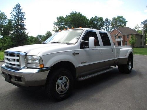 4x4 e -350 diesel dually crew cab pick up king ranch