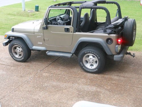 2002 jeep wrangler sport utility 2-door 4.0l