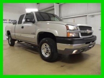2004 chevrolet 2500hd 4x2 extended cab 6.6l diesel, leather, bose, 155k miles