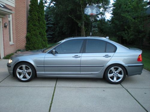 2005 bmw 325i gray sport package +premium package fully loaded all options!