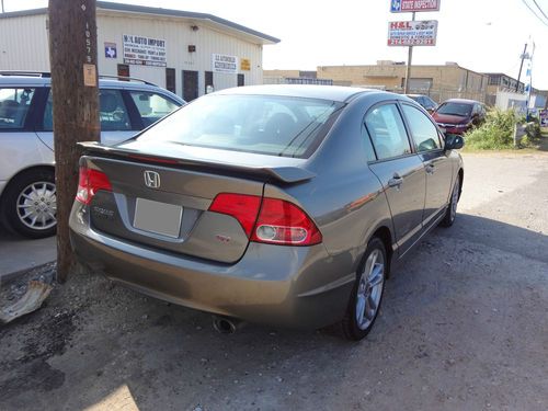 2008 honda civic si sedan 4 door 6 spd sunroof alloys one owner i-vtec