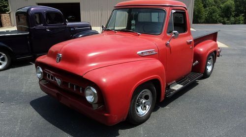'53 ford f1 / f100 pickup truck   -  hot rod shop truck - great driver - 70 pics