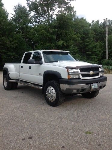 2003 chevy k3500 dually duramax diesel allison auto crew cab 4x4 pickup