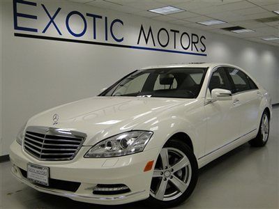 2010 mercedes s550 4matic! wht/blk nav xenons htd/ac-sts shade warranty 1-owner