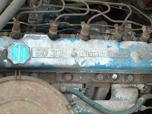 Nissan sd33 inline 6 cylinder turbo diesel #10