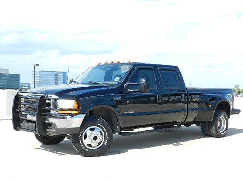 2000 ford f350 4x4 7.3l power stroke diesel low miles crew cab long bed dually