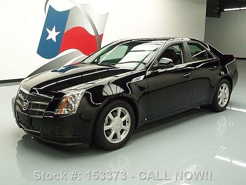2009 cadillac cts4 awd leather bose black on black 19k! texas direct auto