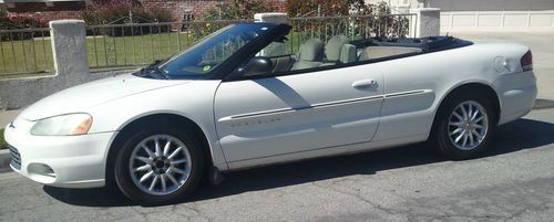2001 chrysler sebring convertible with boot