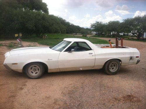 1972 ford ranchero 500 automatic transmission 351 v8 w/cobra heads