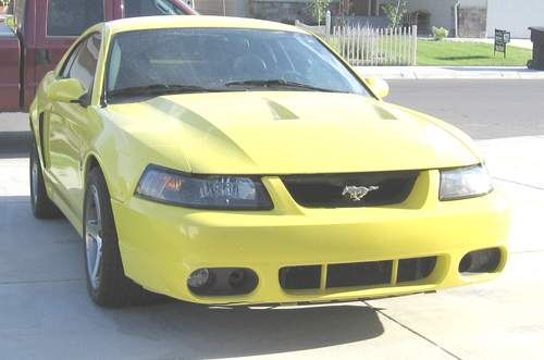 2003 ford mustang cobra svt yellow low miles great shape
