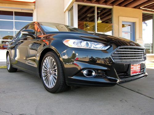 2013 ford fusion titanium, 1-owner, turbocharged ecoboost, leather, loaded!