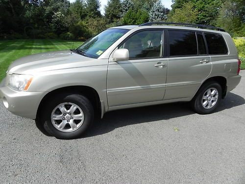 2003 toyota highlander v6 4wd cruise control sunroof power everything very clean